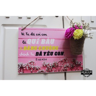 Combo 6 câu gốc trang trí kèm lọ hoa handmade