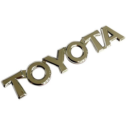 Chữ Bằng Kim Loại Mạ Crom Cho Xe hơi TOYOTA - HYUNDAI - HONDA - MAZDA