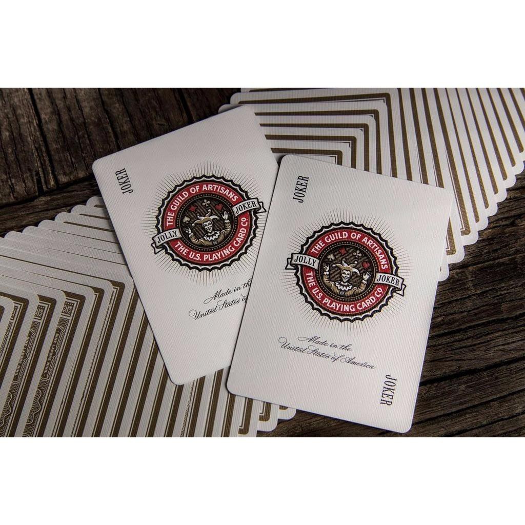 Bài ảo thuật bicycle USA cao cấp : White Artisans Deck