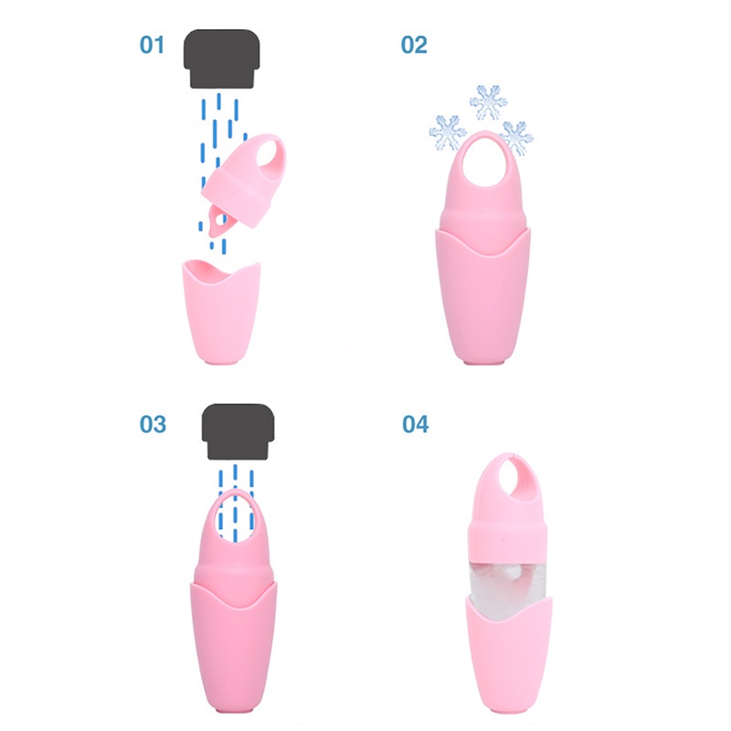 [Hàng mới về] Khuôn silicone dùng làm đá massage mặt tiện dụng