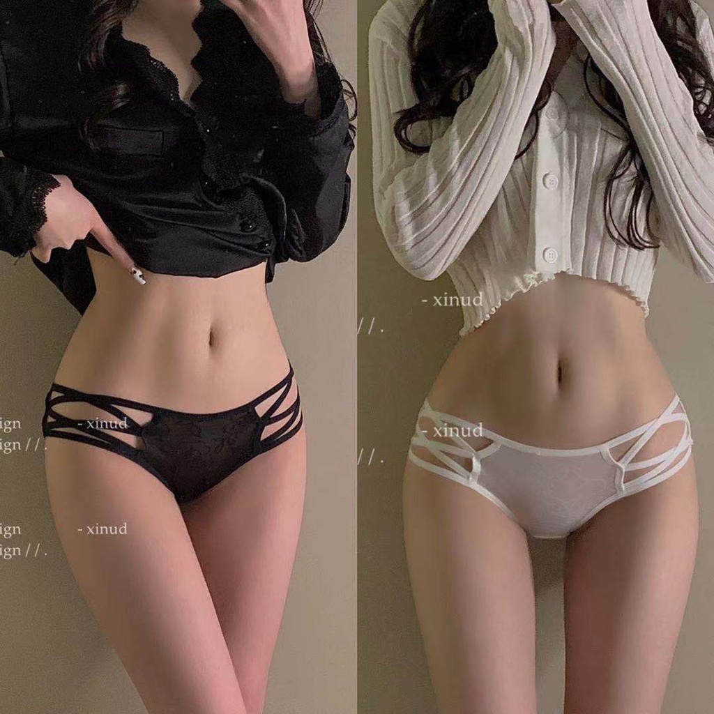 Quần Lót Cotton Lưng Thấp Không Đường May Gợi Cảm Cho Nữ