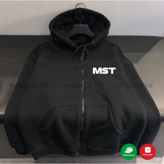 Áo khoác nỉ hoodie Missout chất nỉ bông dày ấm mềm mịn dáng rộng thoải mái