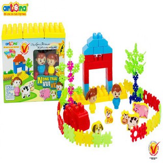 Đồ chơi Antona - Nông trại vui vẻ 163 chi tiết