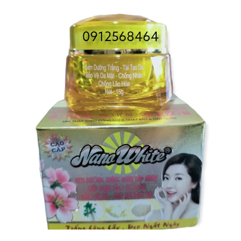 Kem Nano White Dưỡng Trắng Da Nám Tàn Nhang 4 Màu