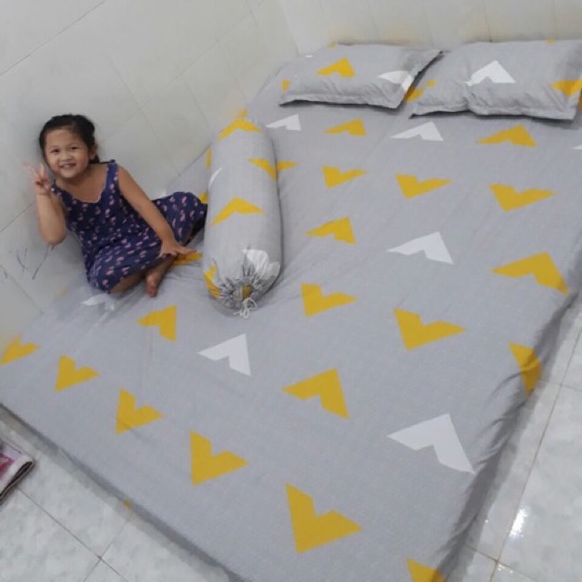 set chăn ga gối poly