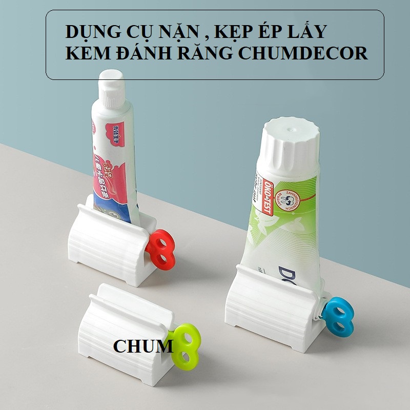 [Mã SKAMLSC164 giảm 10% tối đa 50K đơn 100K] Cuộn Nặn Kem Đánh Răng - Dụng Cụ Kẹp Ép Lấy Kem Đánh Răng