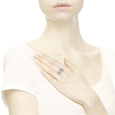 Nhẫn Bạc 925 P Đính  Đá Zircon