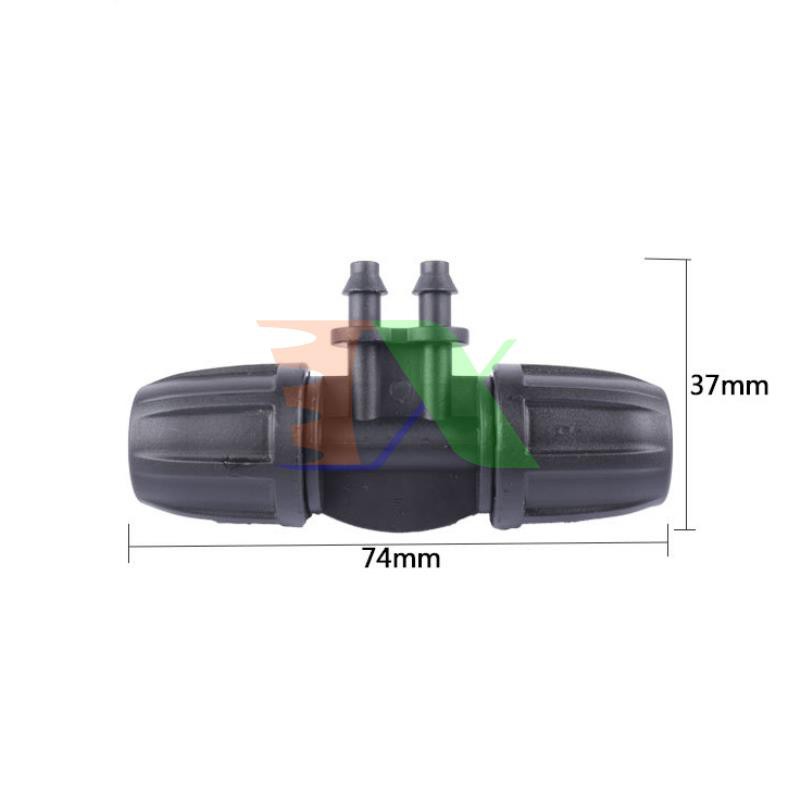 Tê chia cho ống Φ811 912 mm ra 2 đầu 4/7 TE812.2.47 Có đai siết, cho ống PE, LDPE, HDPE, PVC