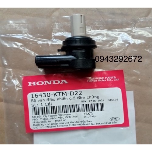 Bộ Van Điều Khiển Gió Cầm Chừng Future Neo, X Fi Honda ( 16430KTMD22 )