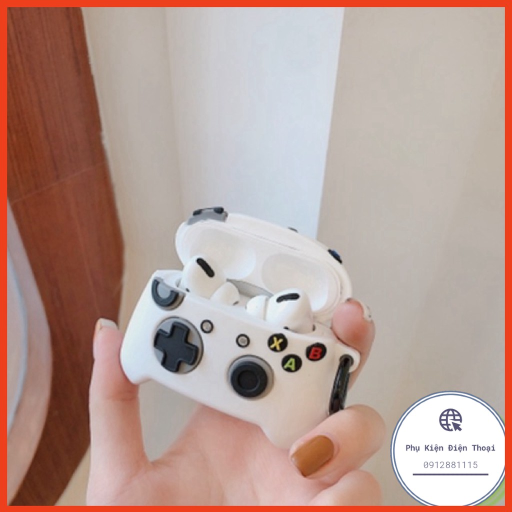 ☘️Tặng kèm móc treo☘️ Case bao airpod silicon 1 2 Tay cầm chơi game Xbox - Vỏ bọc đựng tai nghe không dây i11 i12 i10