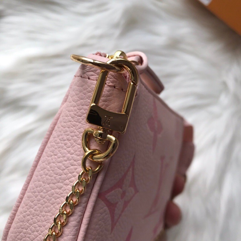 Túi xách tay nữ da in logo cao cấp khoá kéo một ngăn chính louis vuitton LV