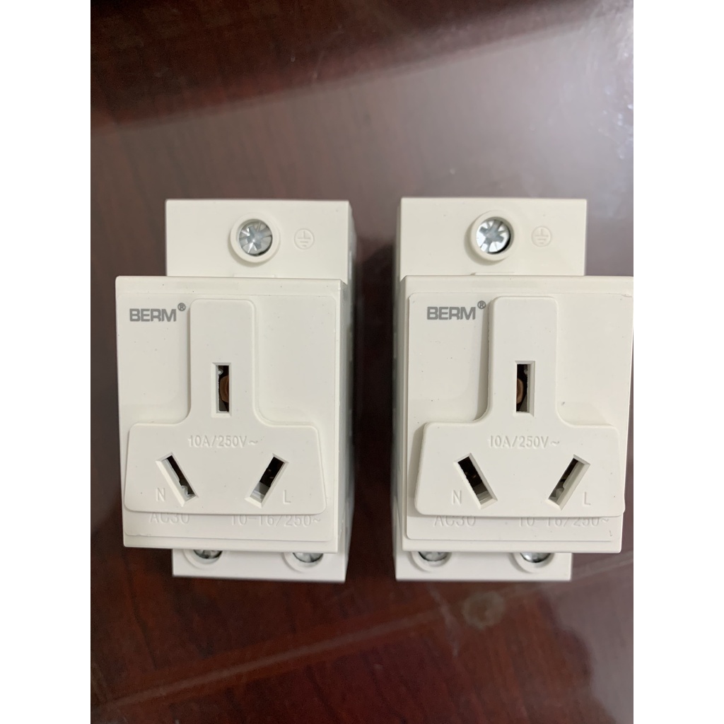 Ổ cắm cài thanh DIN BERM  AC30 hàng chất lượng.