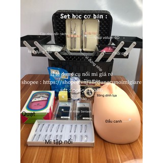 set học nối mi cơ bản (có cốp)