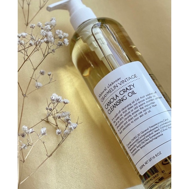 Dầu tẩy trang hoa cải Graymelin Vintage - Canola Crazy Cleansing Oil