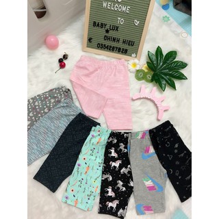 Quần legging cho bé, legging lửng siêu xinh, legging cho bé gái siêu co giãn size nhí 1-8T ( có quà tặng kèm)