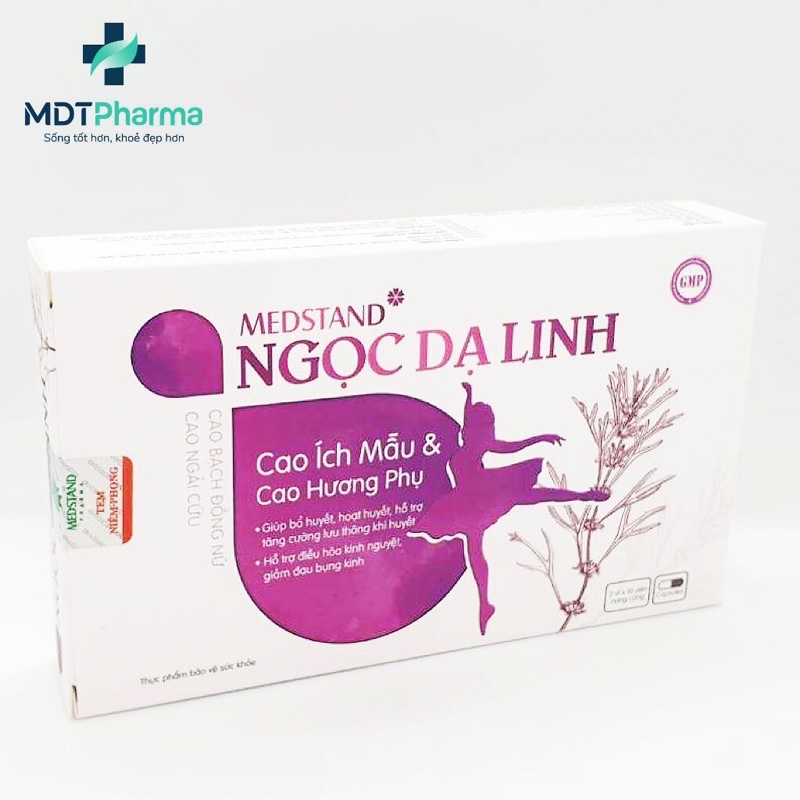 Ngọc Dạ Linh - Hỗ Trợ Giảm Đau Bụng Kinh, Điều Hoà Kinh Nguyệt, Hoạt Huyết, Bổ Huyết (Hộp 20 viên)