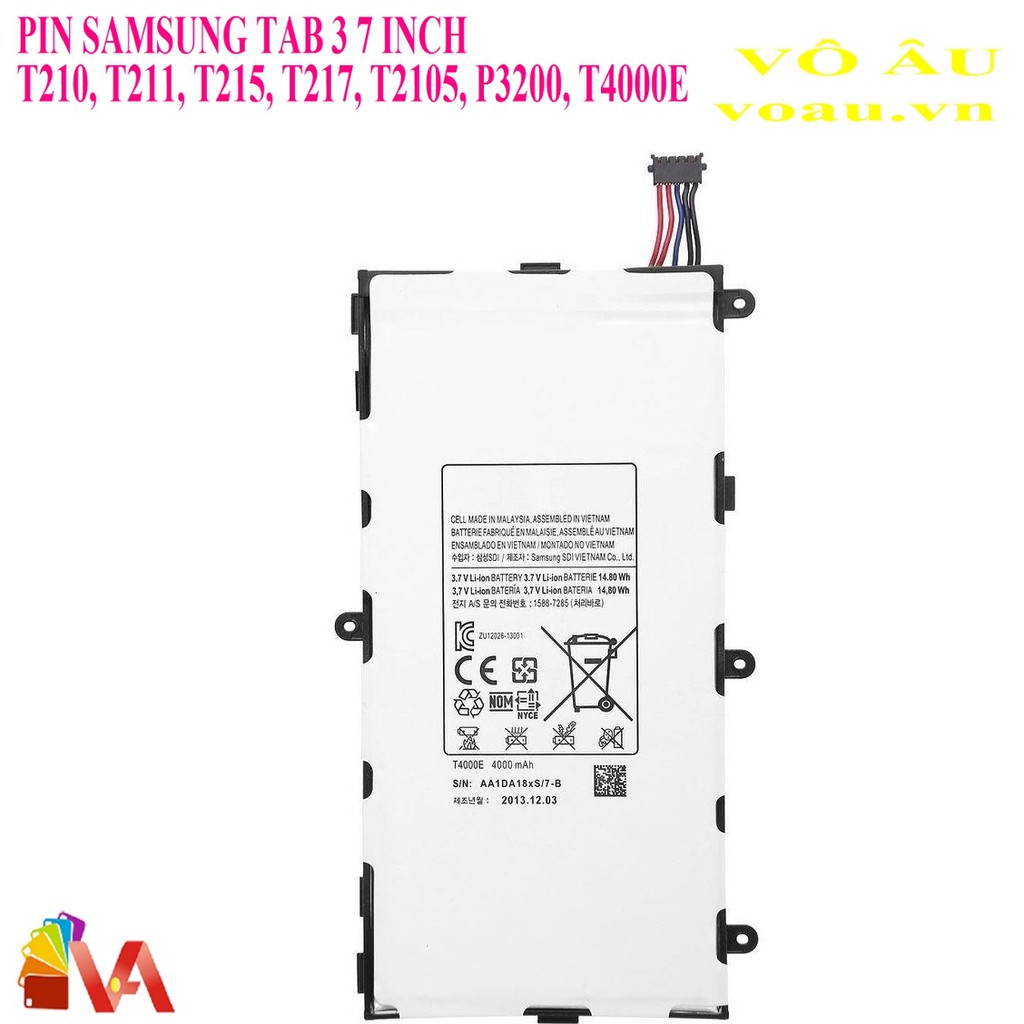 PIN SAMSUNG TAB 3 7 INCH T4000E