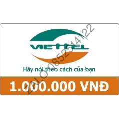Thẻ Viettel 1 triệu