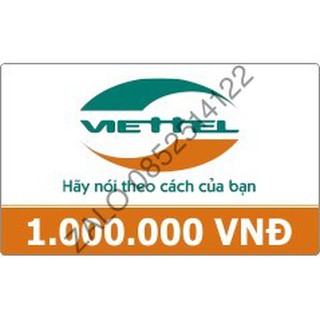 Thẻ Viettel 1 triệu