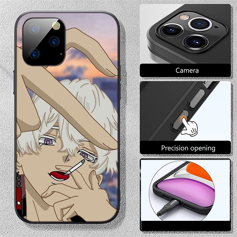 Ốp Điện Thoại Họa Tiết Hoạt Hình Tokyo Revengers Chifuyu Cho Iphone 5 5S 6 6S 7 8 11 Pro Max Plus SE XR LPS111