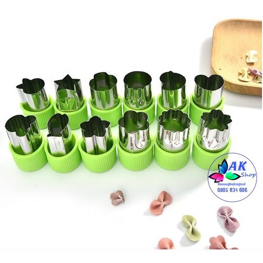 BỘ 12 DỤNG CỤ NHẤN - CẮT