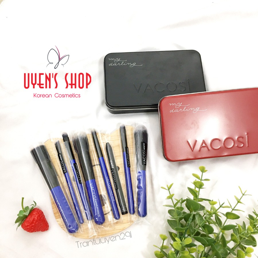 Bộ cọ trang điểm 8 cây Vacosi Collection Brush