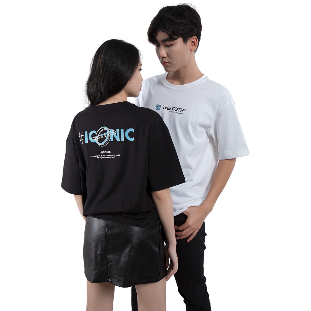 Áo thun unisex Icy Logo Tee, form rộng mặc thoải mái cực thích Thương Hiệu The Coth AT2U0602