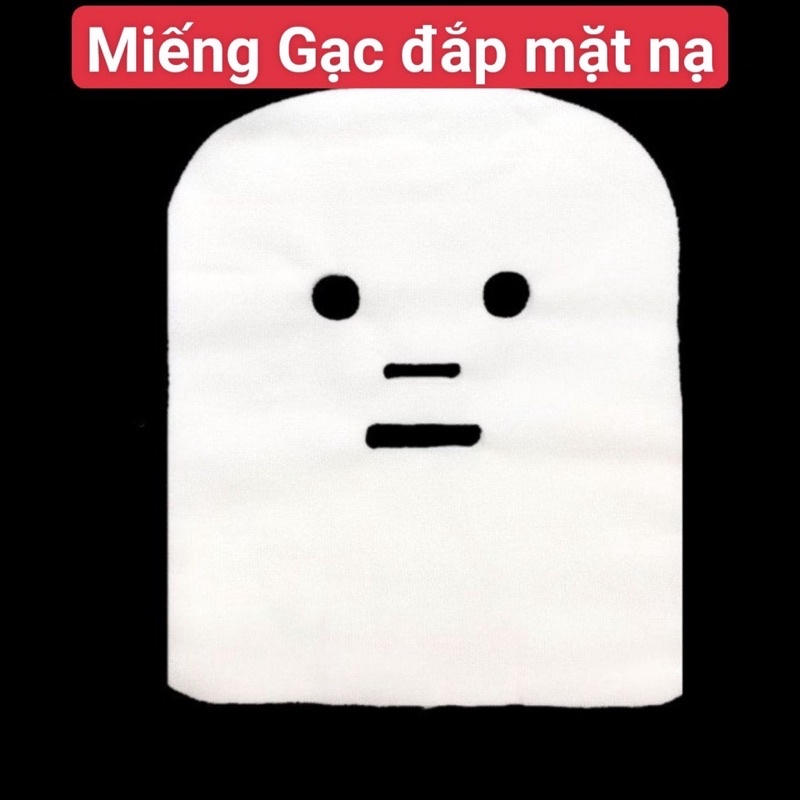 Set 100 Miếng Gạc Đắp Mặt Nạ - Gạc 100% Cotton