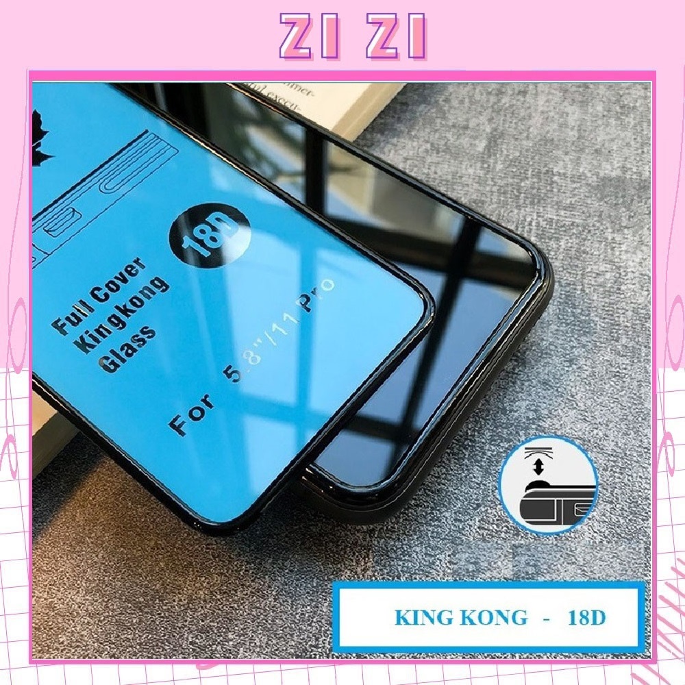 Kính Cường Lực Kingkong Chống Vỡ Viền18D Cho iPhone 7 Plus Đến 12 Pro Max-Apple House