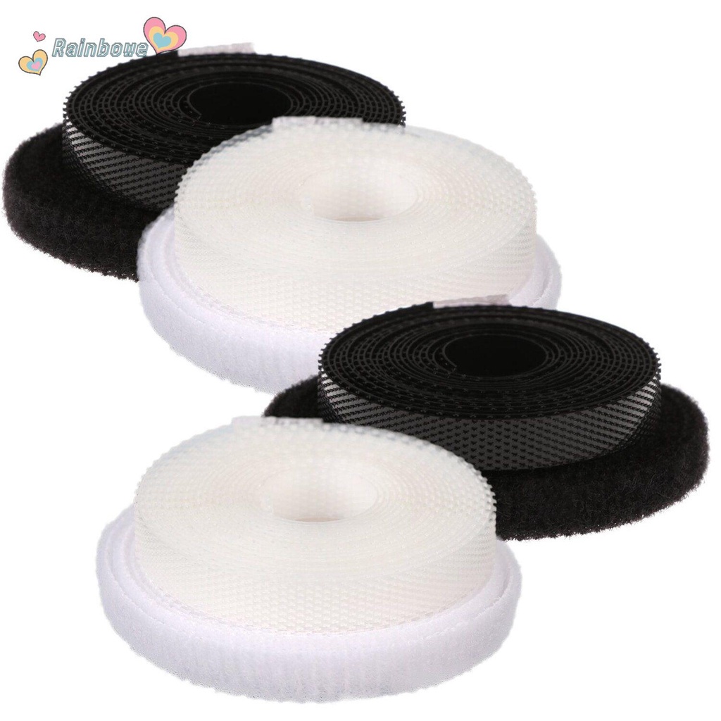 Băng keo dán quần áo búp bê rộng 6mm màu trắng trong suốt/ đen chất lượng cao