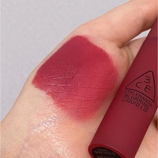 (CAM KẾT AUTH, TEM HIDDEN TAG) Son Kem 3CE Blurring Liquid Lip #Bearberry Màu Hồng Nâu Mận