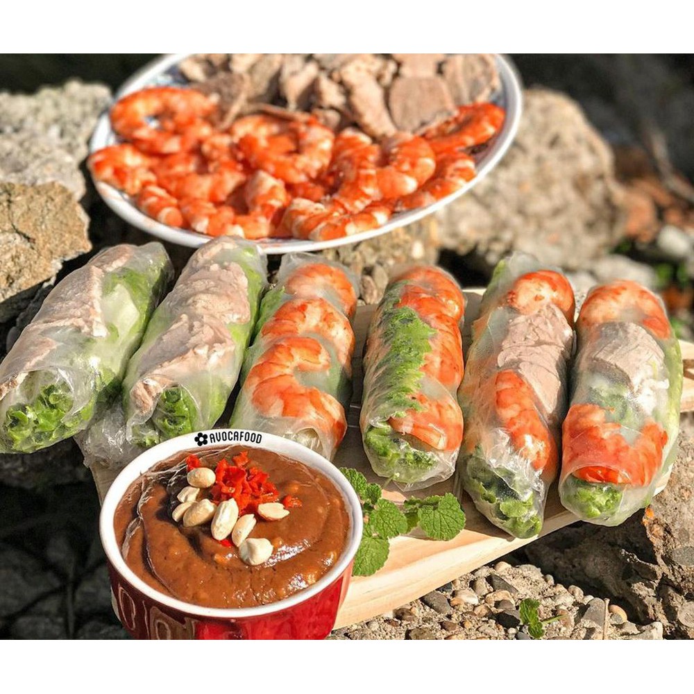 500g bánh tráng trắng dẻo Thu Vân dài 21cm