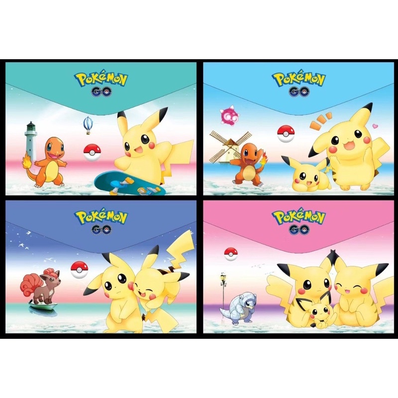 Bìa sơ mi nút giá rẻ đựng tài liệu khổ A4 mẫu hoạt hình cute cho bé