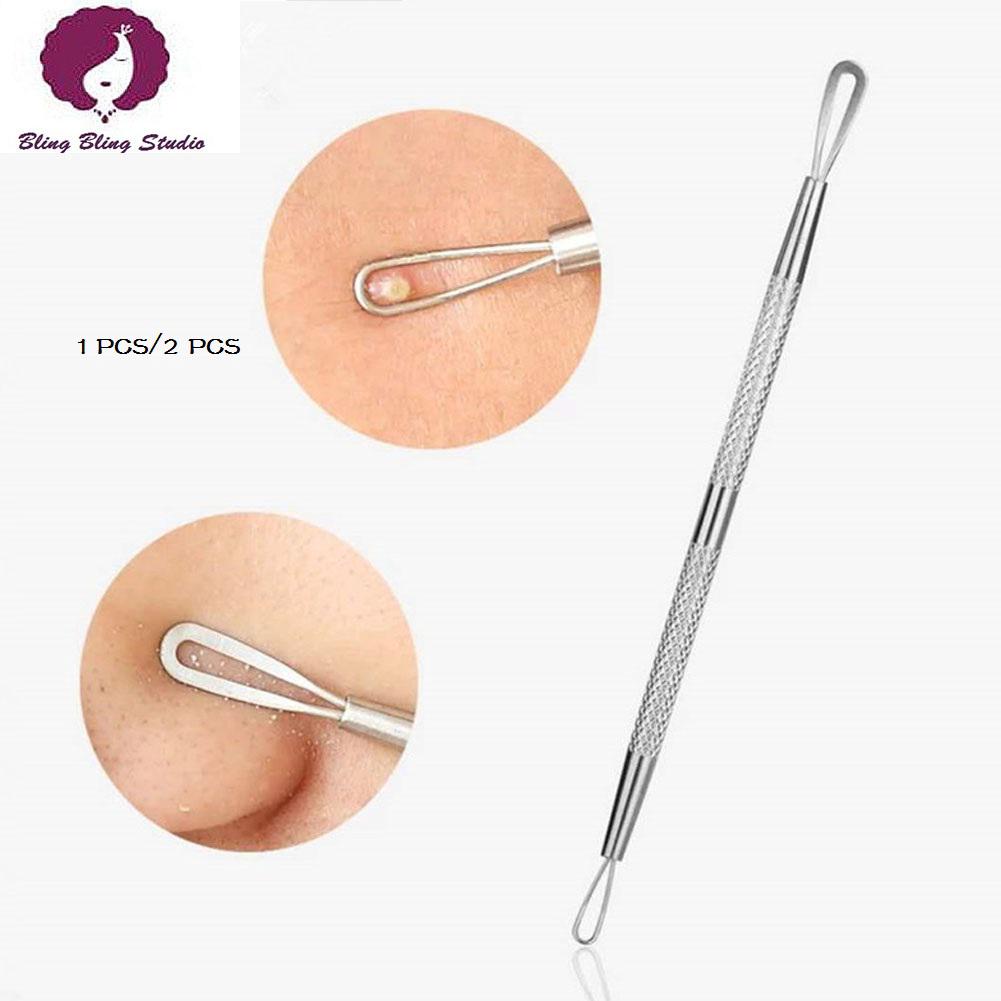 Dụng Cụ Nặn Mụn Hai Đầu Bằng Thép Không Gỉ