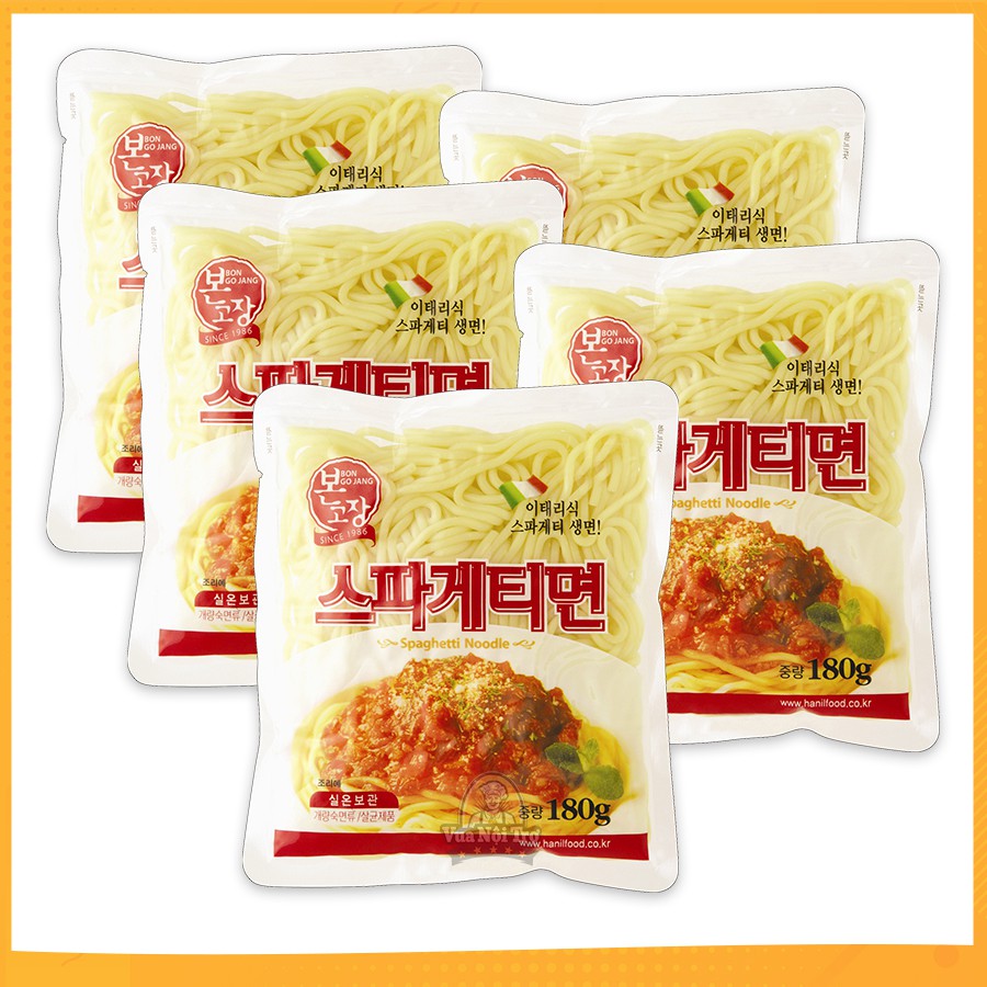 Combo 5 Gói Mì Sợi Spaghetti Hanil (180g/gói)