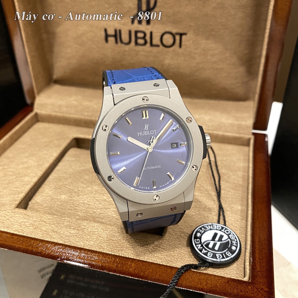 [Máy cơ] Đồng hồ nam Hublot máy cơ cao cấp chống nước, máy nhật xịn bảo hành 24 tháng | BigBuy360 - bigbuy360.vn