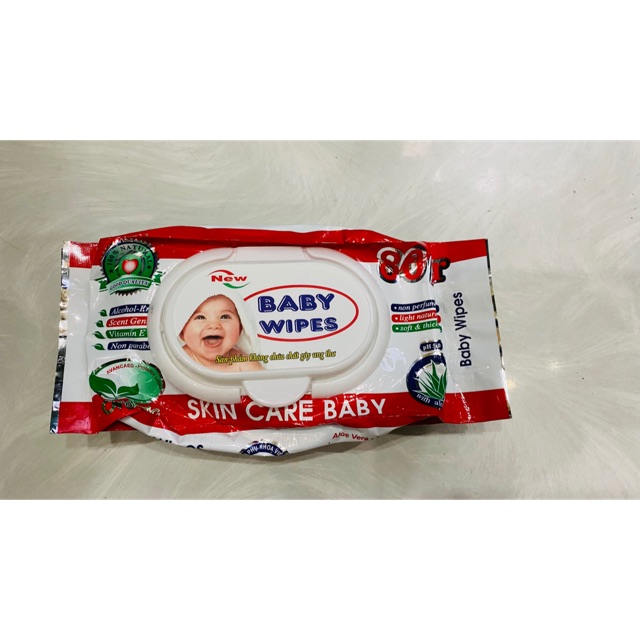 Khăn giấy ướt Baby Wipes 80g