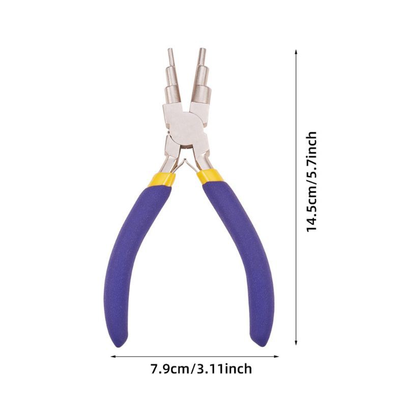 Kìm quấn tạo vòng nhiều size 6 bước làm đồ trang sức màu sắc ngẫu nhiên