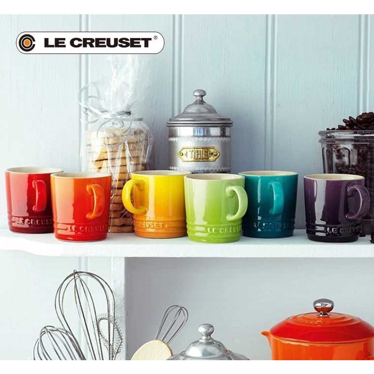 Bộ cốc Le Creuset- Thương hiệu Pháp, bộ cốc 6 chiếc uống trà cà phê gốm sứ cao cấp bền đẹp phụ kiện dùng decor quán cafe