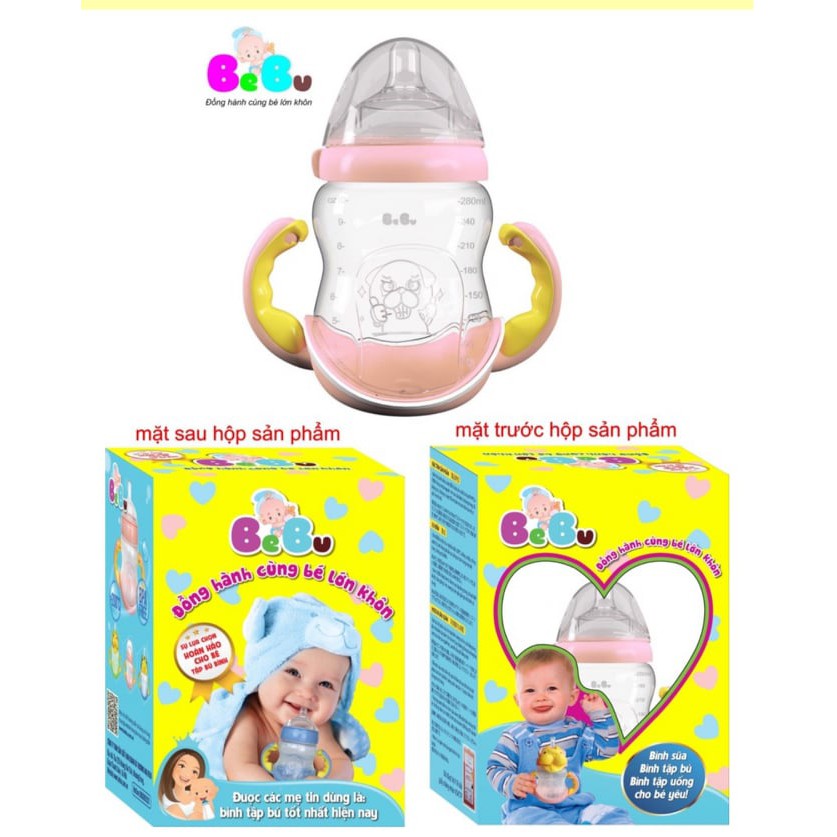 BÌNH SỮA BEBU(MUA 1 ĐƯỢC 2)MẪU MỚI