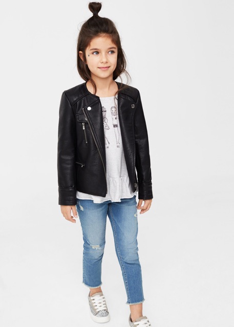 Quần jeans mango bé gái