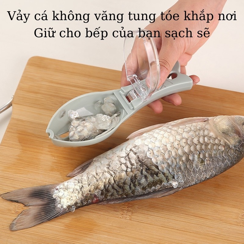 Đánh Vảy Cá Tiện Dụng Chống Vảy Bắn Tung Tóe Khắp Nơi BUGU