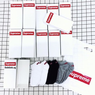 vớ supreme combo hộp 6 đôi vớ