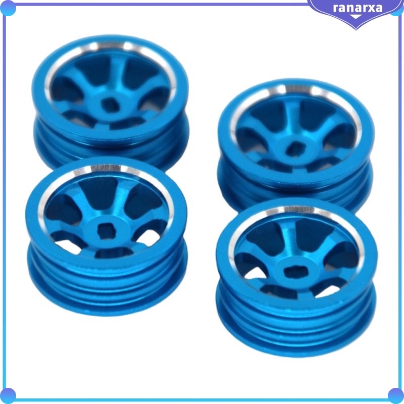 Mâm xe kim loại Wltoys 1/28 K969 / K989 màu xanh/ đỏ / vàng