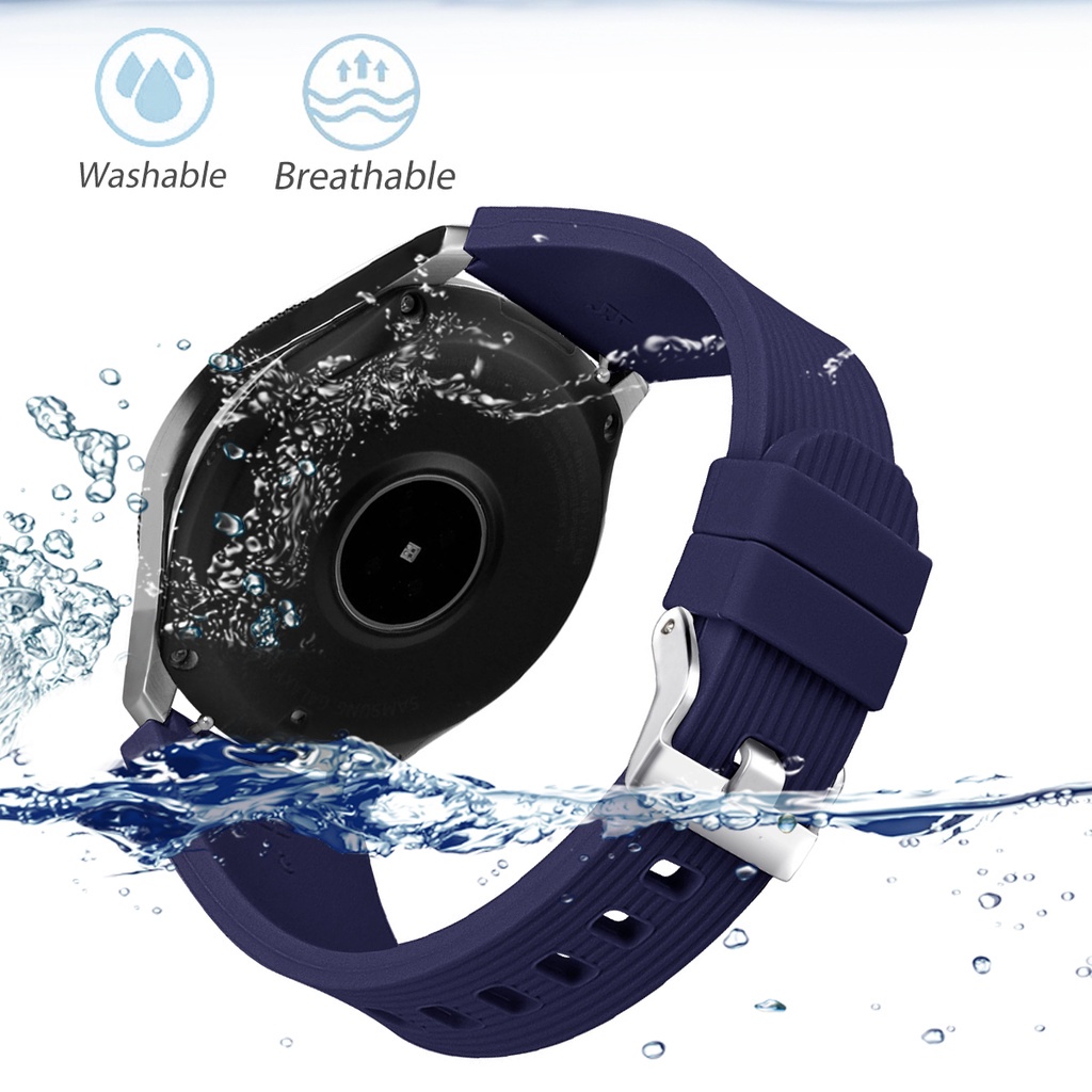 Dây Đeo Đồng Hồ Thể Thao 22mm Bằng Silicon Mềm Cho Samsung Galaxy Watch 46mm / Samsung Galaxy Watch 3 45mm / Gear S3 Frontier / Classic 91014