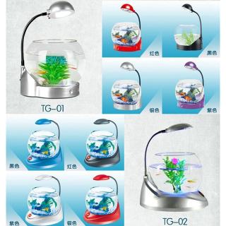 Bể Cá Mini dạng tròn Siêu Dễ Thương Jeneca TG-01