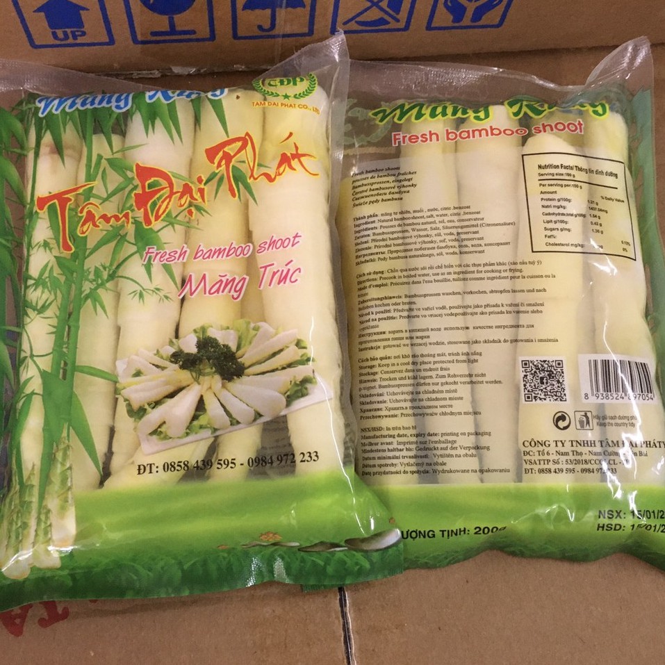 5 gói măng trúc nhỡ Tâm Đại Phát đặc sản Tây Bắc