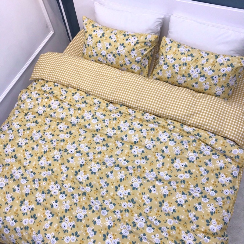 Bộ chăn ga gối Cotton living 100% cotton