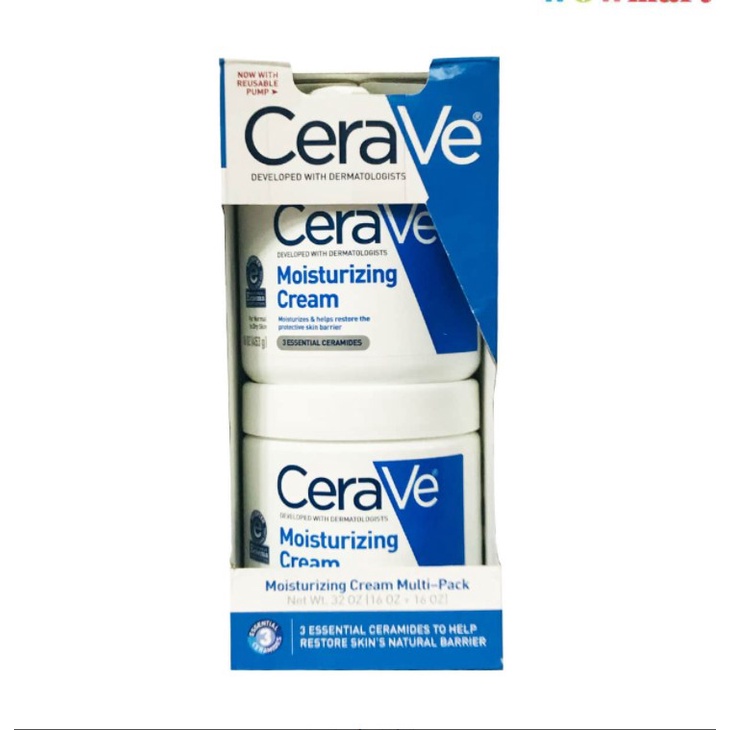 Kem dưỡng  ẩm CERAVE  Moisturizing  cho da khô  Mỹ 453g