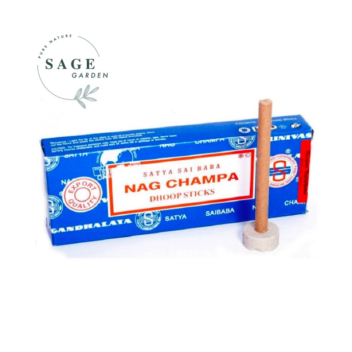 NAG CHAMPA (15g,40g,100g)_Nhang SATYA made in India_SAGE GARDEN